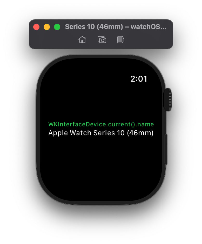 How to get watchOS device model name, size, GPS/Cellular