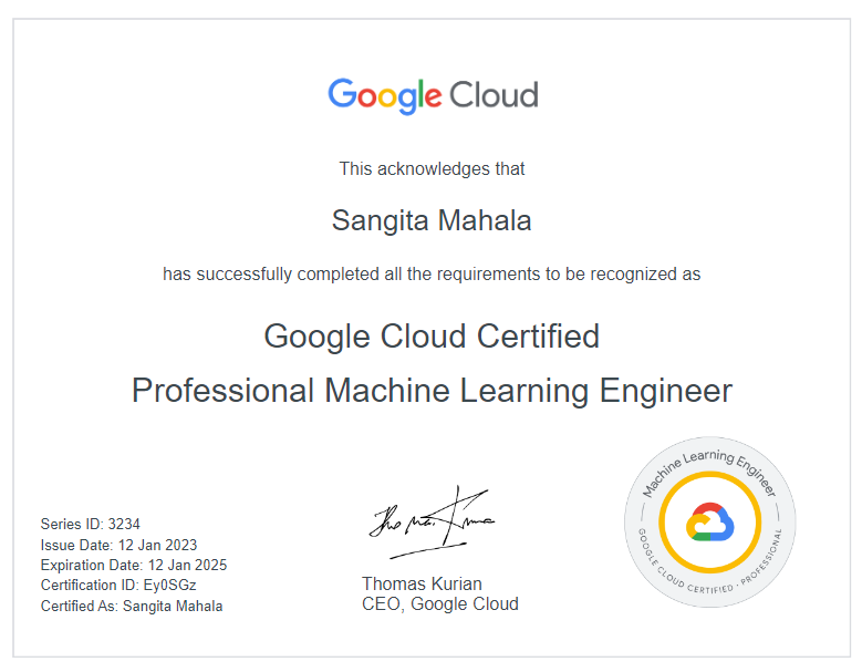 Navigating the Google Cloud Professional Machine Learning Engineer Certification What to Expect
