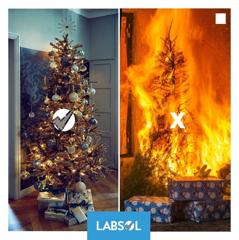 Luces de Navidad de baja calidad: un peligro potencial durante las fiestas  | by Labsol | Medium