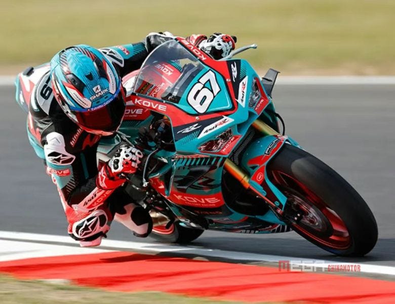 KOVE 450RR Competed in the British BSB and Won the Fifth Place in the SPORTBIKE Group