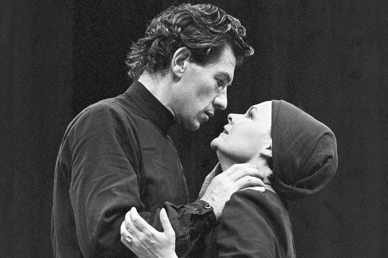 Джуди Денч и Иэн Маккеллен в Macbeth, 1976
