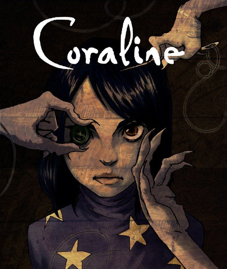 Coraline by Neil Gaiman Book review., by Ana Preciado
