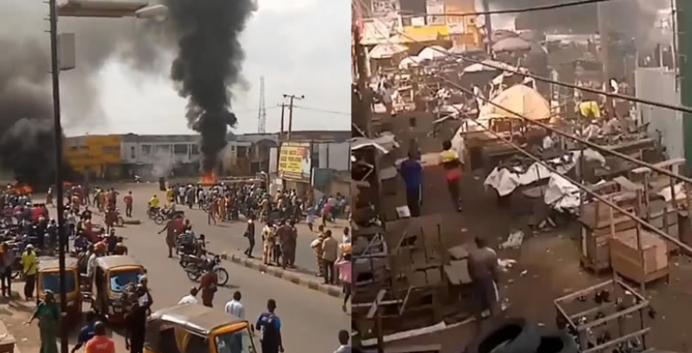 BREAKING: Okada riders clashes with members of NURTW near LASU