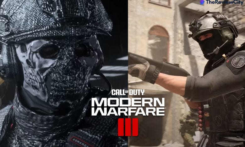Ghost Face Reveal Modern Warfare III MW3 2023 
