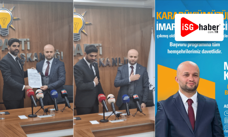 İSG Genel Müdür Yardımcısı, Belediye Başkanı Aday Adayı Oldu