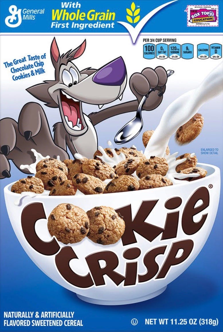 Cookie cereal wolf