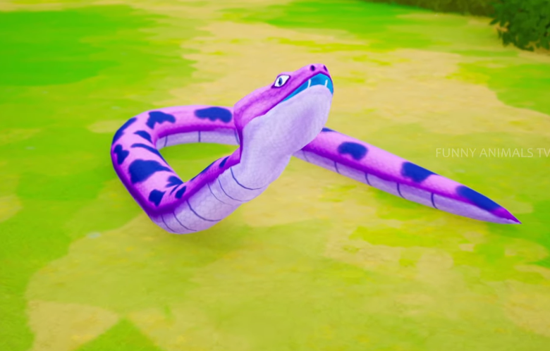 Cunning Snake Drinking Cow’s Milk — Farm Animals Counter Attack in Snake | Funny Monkey Pig Goat