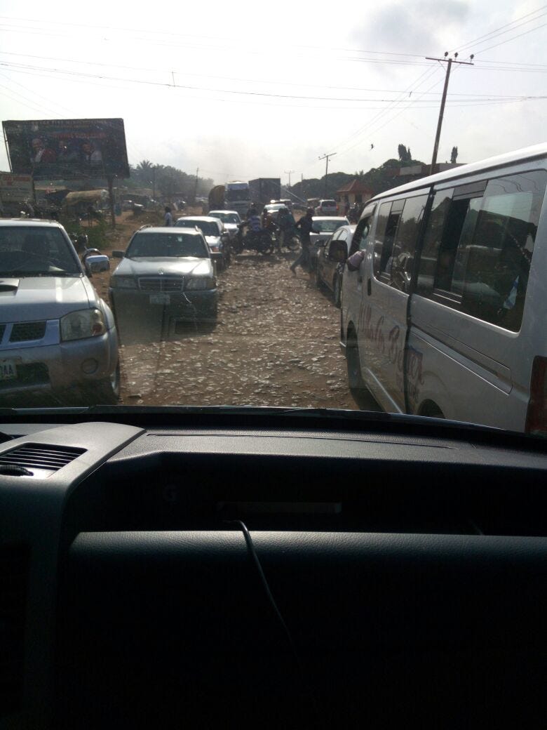 Nigeria’s highways. The picture below, was taken at Opoji… by Cheta