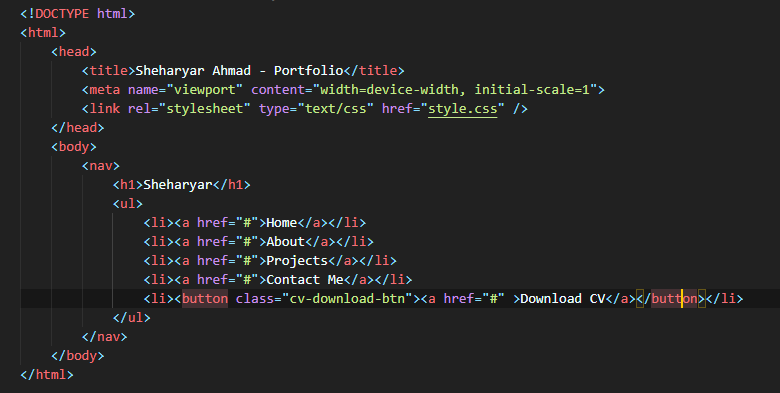 How to create a simple navigation bar for a web page? | by Sheharyar ...