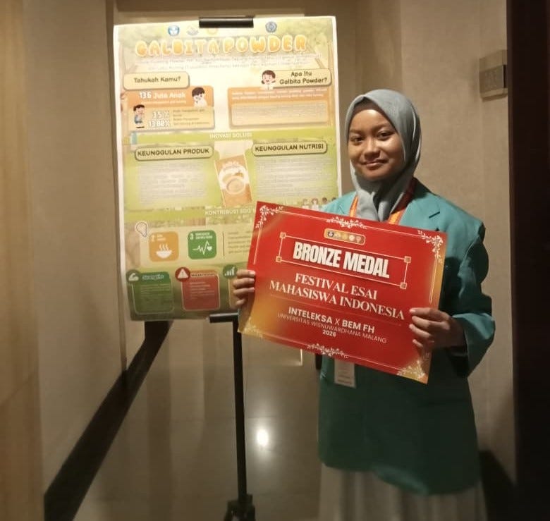 Ciptakan Puding MP-ASI Cegah Kurang Gizi, Mahasiswa UMS Sukses Sabet Medali Perunggu