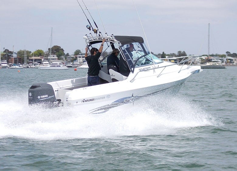 Master the Open Waters: The Haines Hunter 565 R, Your Ultimate Vessel, Exclusively at Aquasports…