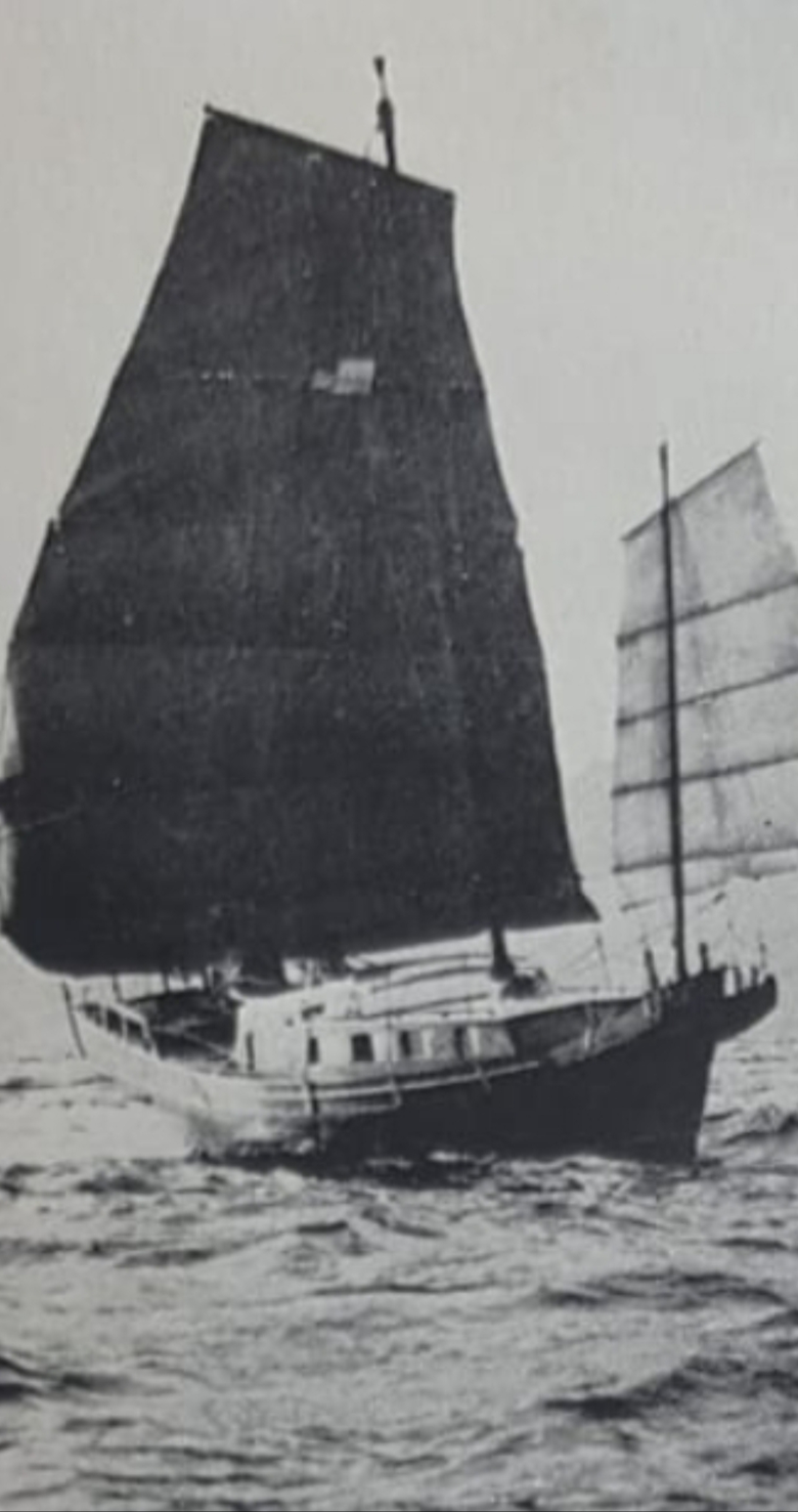 The Golden Lotus under full sail — Screenshot — Seaspray D