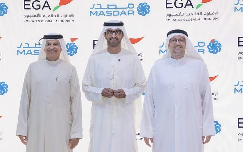 Masdar and EGA Partner to Decarbonise Aluminium Production