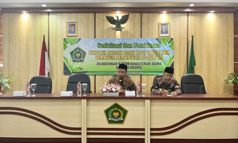 Kepala Kantor Sambut Sosialisasi Sekolah Ramah Anak di Lembaga Pendidikan Al Qur’an