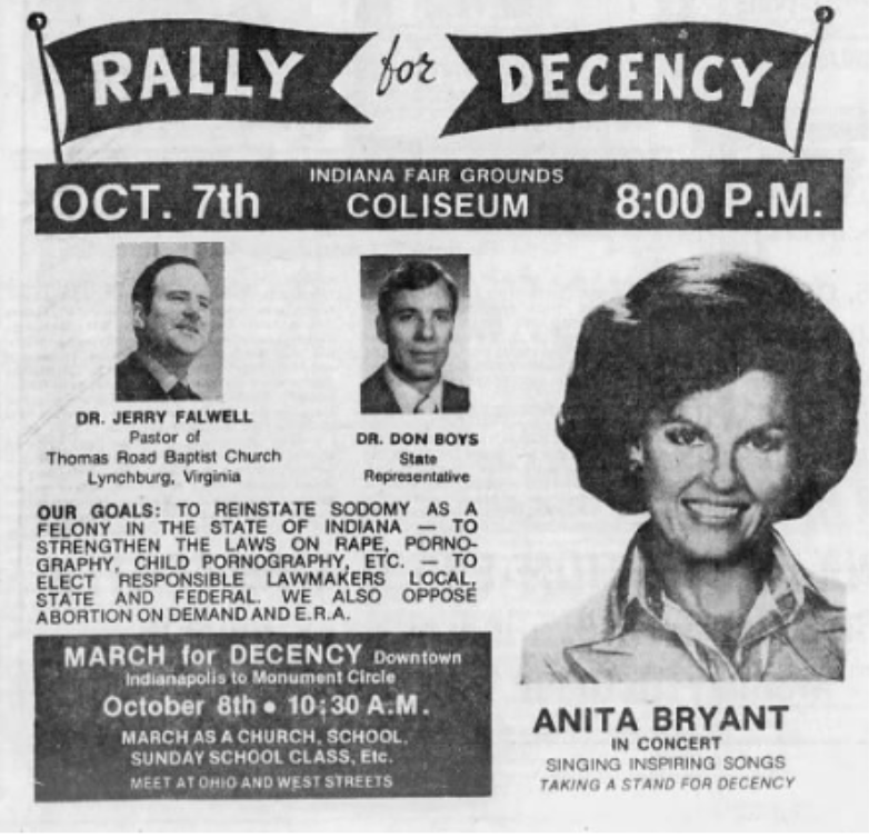 Advertisement, Indianapolis Star, October 1, 1977