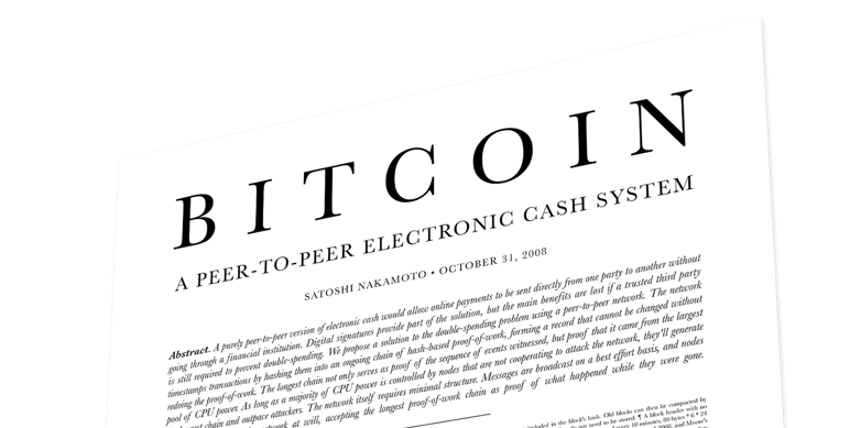 Bitcoin — BTC White paper. Bitcoin: A Peer-to-Peer Electronic Cash… | by  Jimmie Hansen Steinbeck -Stakem.io | Medium