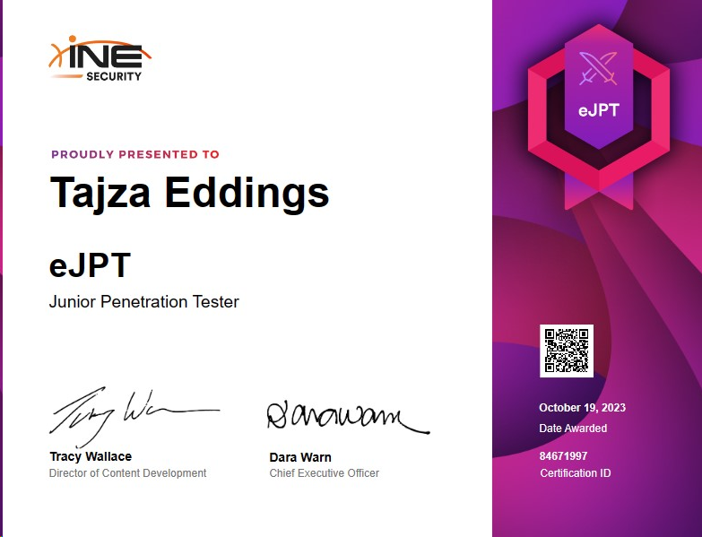 Passing INE’s Junior Tester [eJPT] Certification by