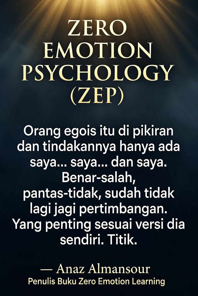 Menaklukkan Ego dengan Logika Dingin.