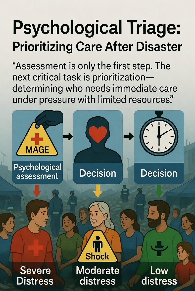 The Art of Psychological Triage: Prioritization in Disaster Mental Health