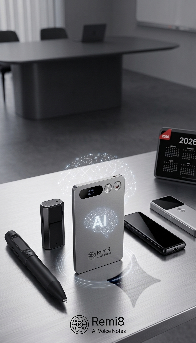 I Tested 5 AI Voice Recorders in 2026. Here’s Why Remi8 AI Surprised Me Most.