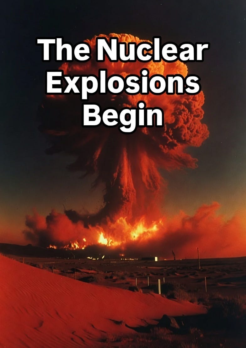 The Nuclear Explosions Begin