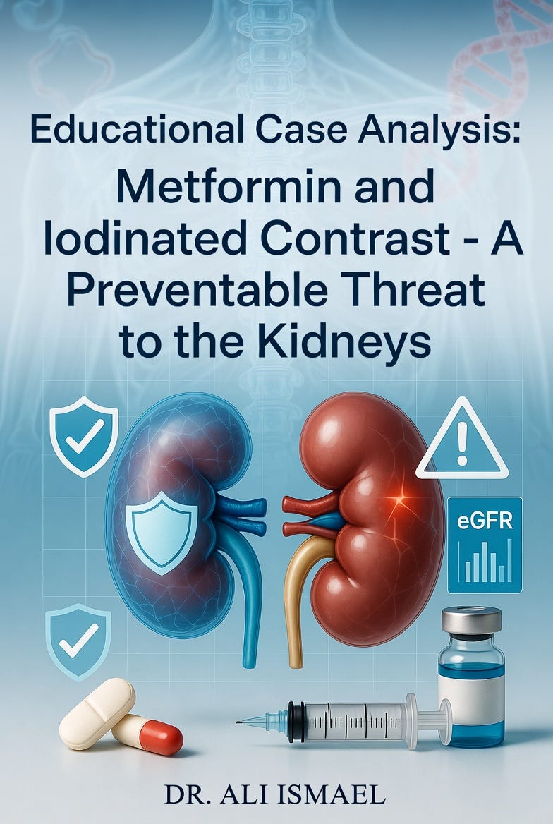 The Hidden Kidney Threat in a Routine Scan: Metformin and Iodinated Contrast Dye