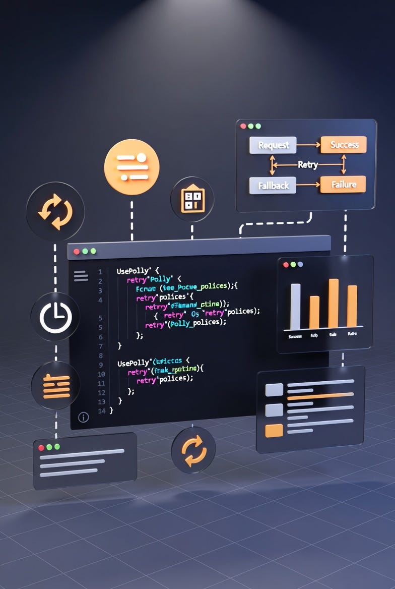 Building Resilient APIs in .NET Using Polly — With Before/After Scenario