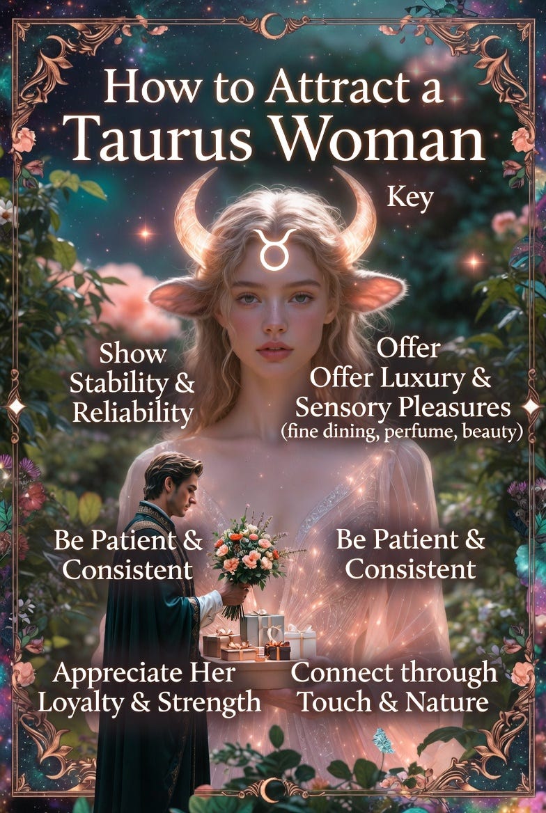 How to Attract a Taurus Woman