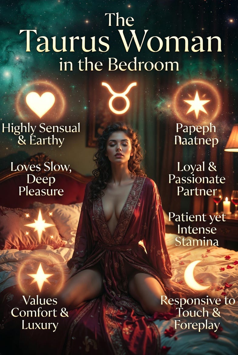 The Taurus Woman in the Bedroom