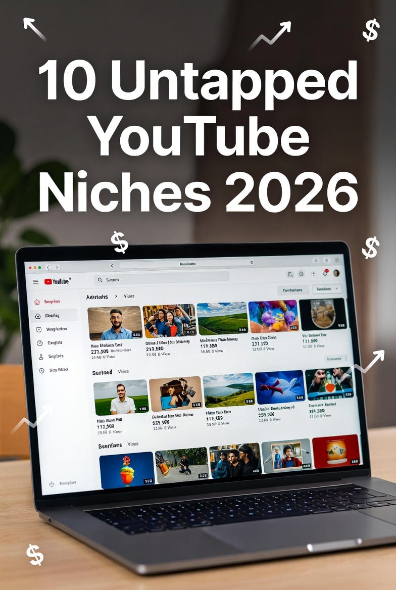 Untapped YouTube Niches in 2026: Grab These Before They’re Gone