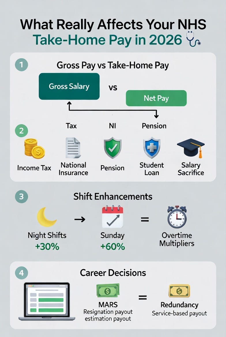 NHS Gross Pay: What Really Affects Your Take Home Salary in 2026