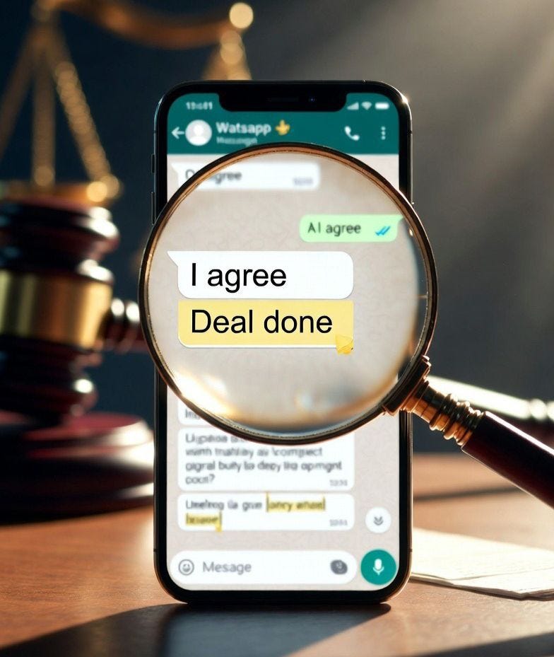 Are WhatsApp Chats Legally Binding in Court? I Didn’t Think So Either.