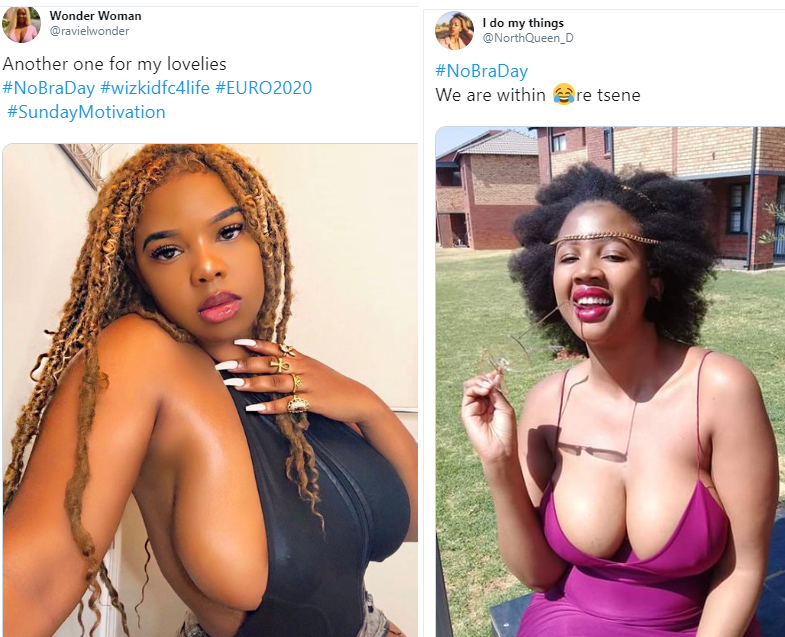 No Bra Day: Women showcase their boobs as they go bra-free (Photos) | by  Report Report | Medium