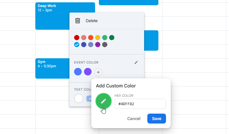 I Built a Chrome Extension Because Google Calendar Colors Felt Too Limited
