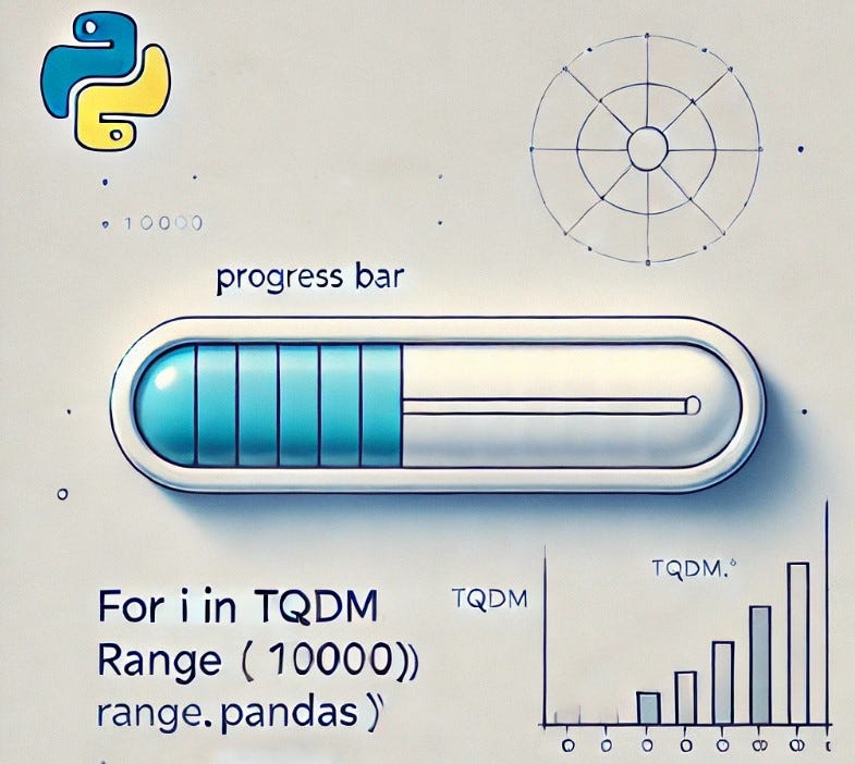 Pythonic Tips: Displaying a Progress Bar in Python | by Dilermando Piva ... image.