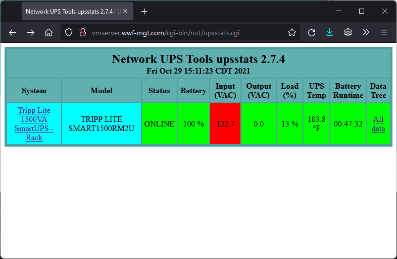 Monitoring a UPS With nut and lighttpd on Linux — Part 1 | by Matt Pogue |  Medium