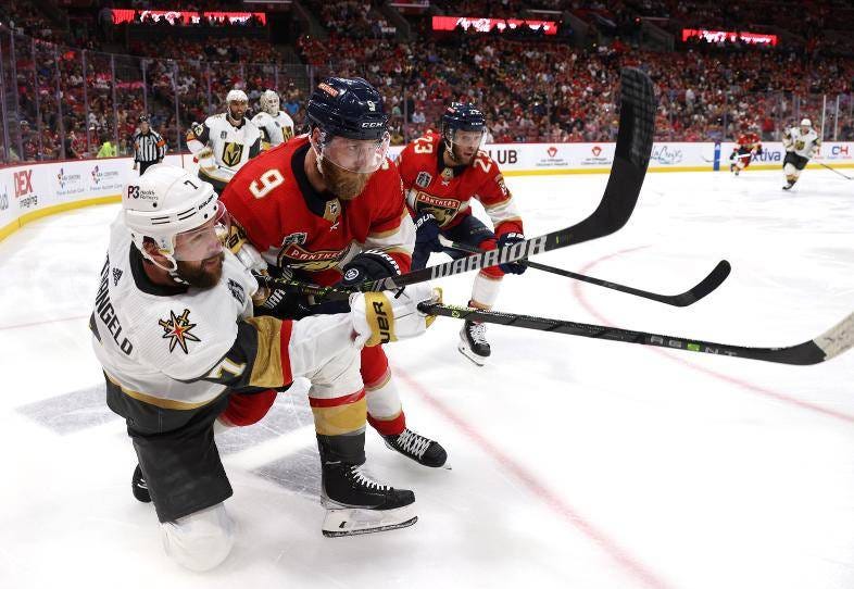 Triunfo De Los Golden Knights Las Vegas Celebra La Victoria De La Copa Stanley Con Una 