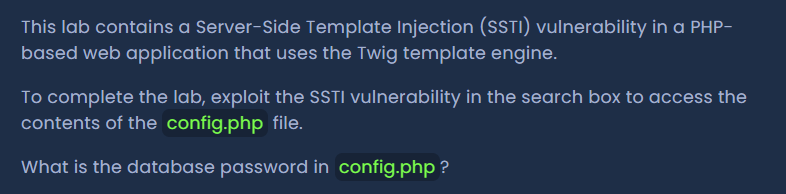 Exploiting a Server-Side Template Injection (SSTI) in a Twig-Based PHP Application-Hackviser lab