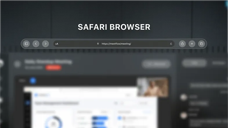 Safari Browser in Vision OS