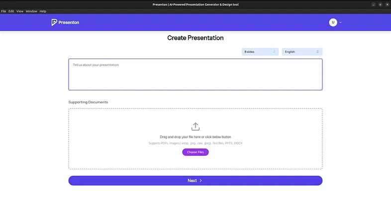 Running Presenton Locally