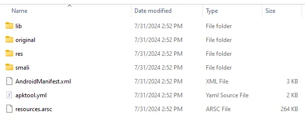 three folder