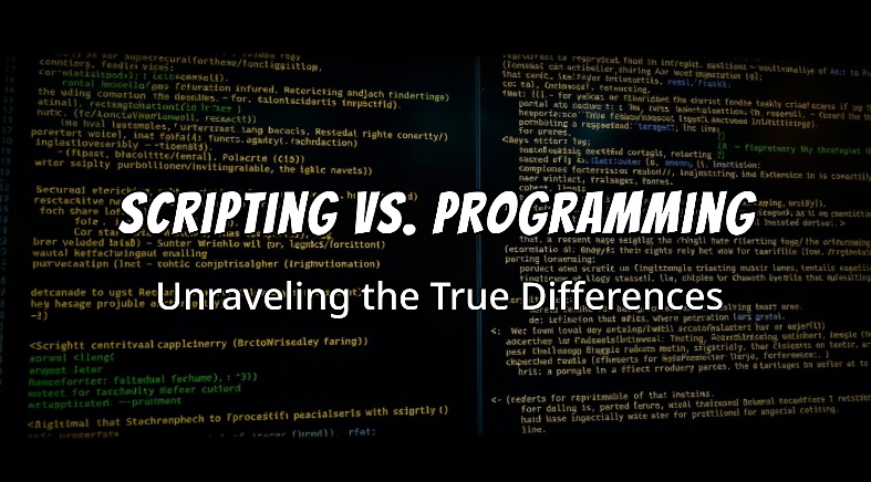 Scripting vs. Programming — Are They Really That Different? | by ...