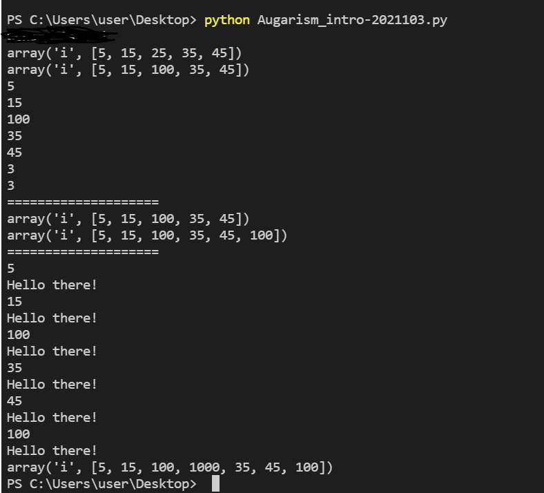 Python Algorithm Pt.1: Array. Hello to my 3 viewers! I am officially ...