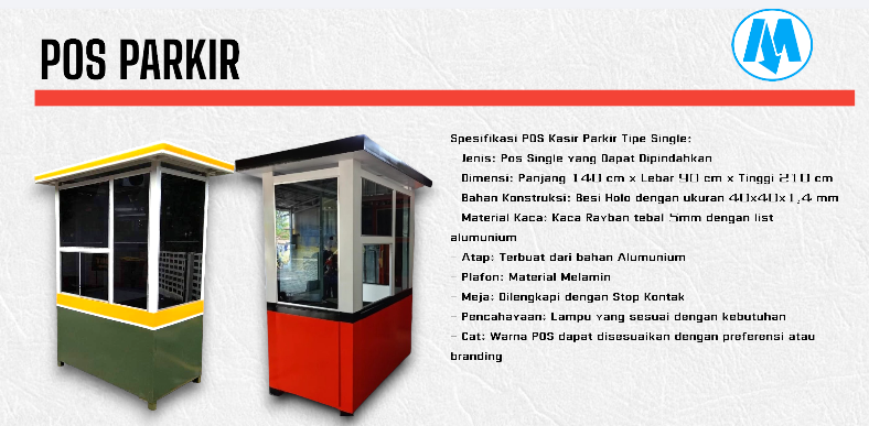 Jasa Pembuatan POS Parkir Bandung