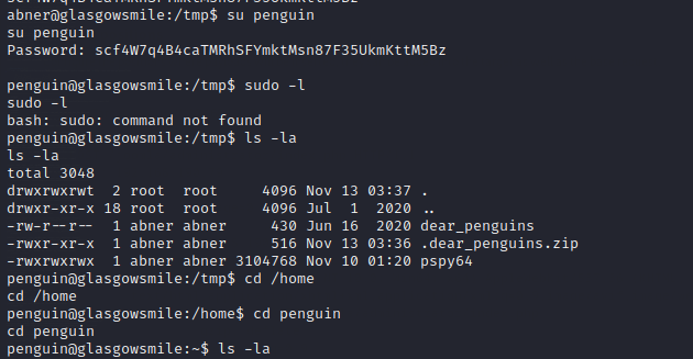 penguine user login