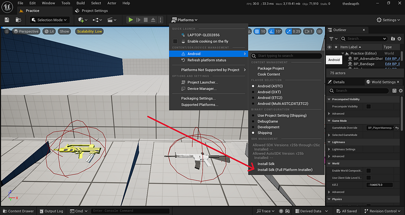 There was a problem parsing the packageโโโAndroid UE(Unreal Engine 5) Problem Solved