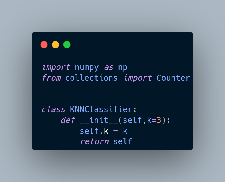 Programming the kNN algorithm. A beginners guide to implementing kNN ...
