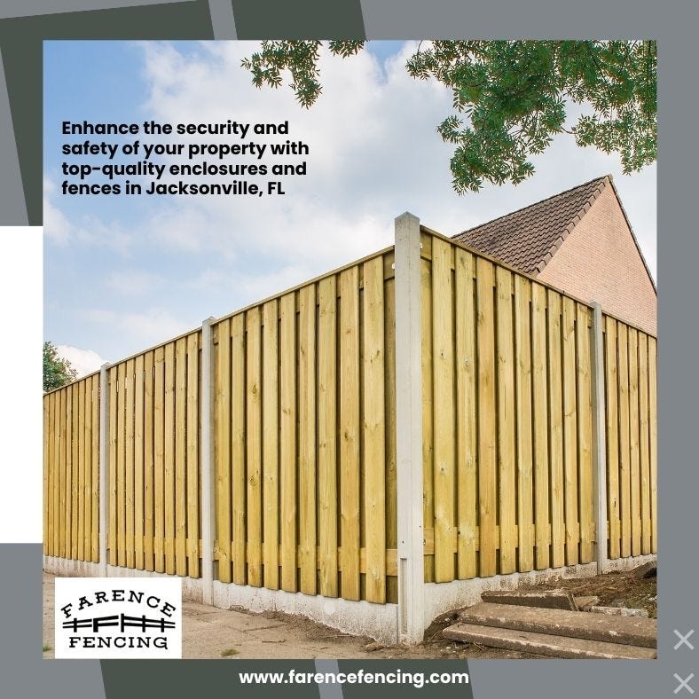 Wood Fence Installation — Jacksonville, FL by Farence Fencing Oct