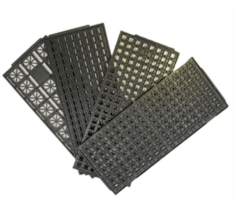 JEDEC Matrix Anti Static IC Trays Electronic Components Trays by Shaw