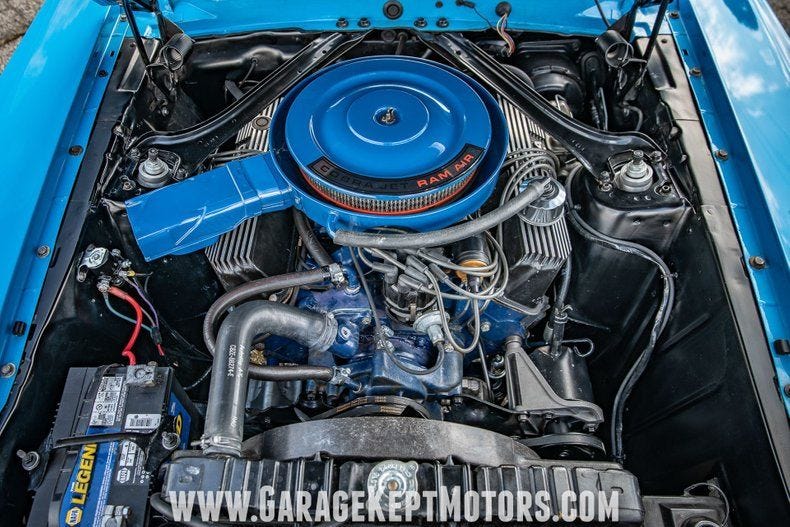 Mac's Antique Auto Parts Engine Paint - Ford Medium Blue - High